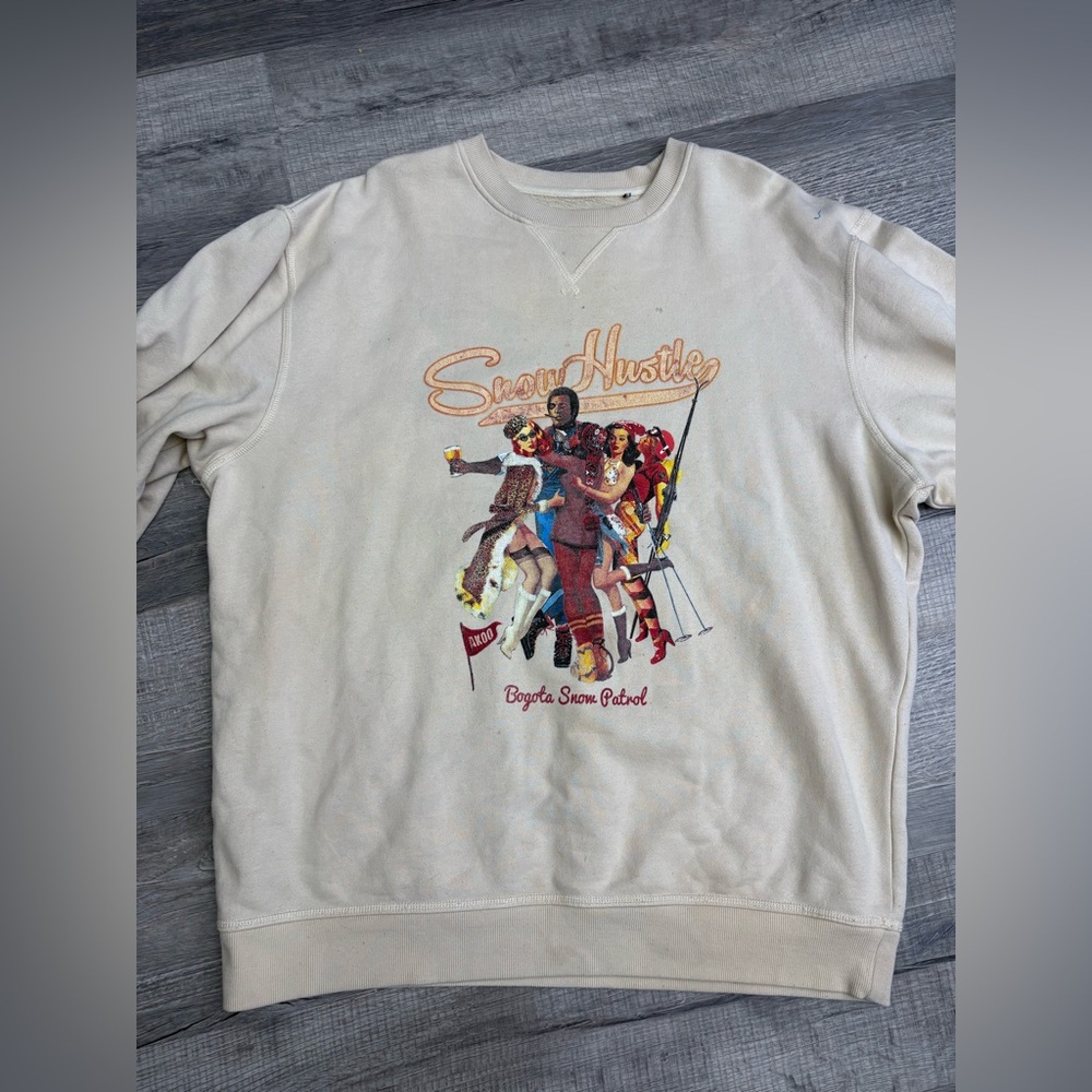 Men Akoo Crewneck Sweater sz 4XL Bogota Snow Patrol
